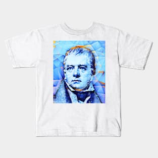 Walter Scott Portrait | Walter Scott Artwork | Walter scott Painting 10 Kids T-Shirt